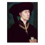 Philippe III  le Bon, Duc de Bourgogne, c.1445 Postcard
