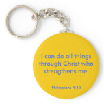 Philippians 4:13 keychains