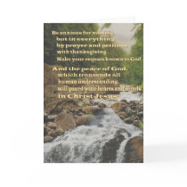 Philippians 4:6 christian card