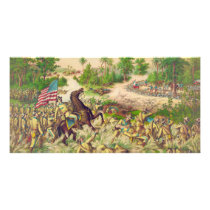 Philippine American War Battle of Quingua 1899 Customized Photo Card