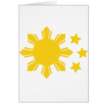 Philippine Flag - Proud to be Pinoy! Greeting Card