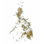 Philippines Flag and Map T-Shirt
