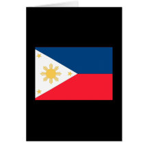 Philippines Flag Card