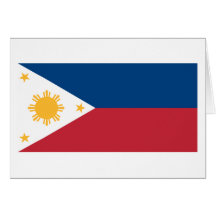 Philippines Flag Greeting Card