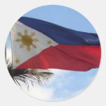 Philippines Flag.jpg Round Stickers