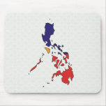 Philippines Flag Map full size Mousepads