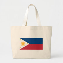 Philippines Flag Tote Bag