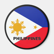 Philippines Roundel quality Flag Fridge Magnets