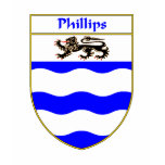 Phillips Coat of Arms/Family Crest t-shirts