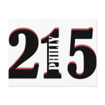 Philly 215 postcards