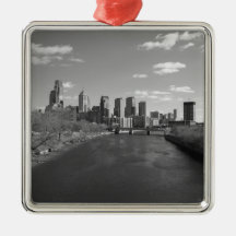 Philly b/w ornament