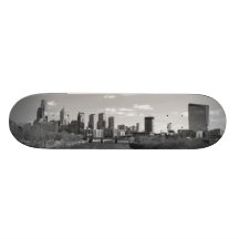 Philly b/w planches à roulettes customisées