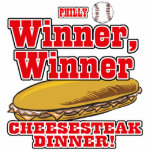 Philly Baseball Winner Winner Cheesesteak Dinner photo sculptures