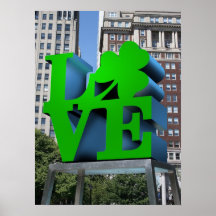 Philly Irish Love Park Posters