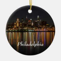 Philly night christmas ornaments