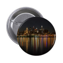 Philly night pinback buttons