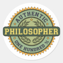 Philosophe authentique autocollants