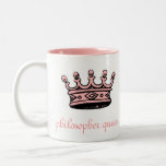 Philosopher Queen (pnk crwn)pink 2tone(right-hand) Coffee Mug