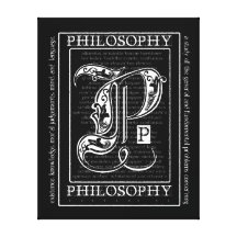 Philosophy Gallery Wrap Canvas