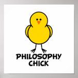 Philosophy Chick Print