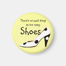Philosophy for Girls Who Love Shoes Fridge Magnets