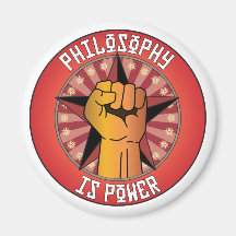 Philosophy Is Power Refrigerator Magnets