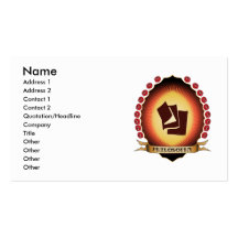 Philosophy Mandorla Business Card Templates