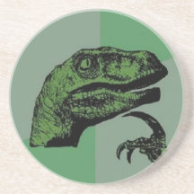 Philosoraptor Drink Coaster
