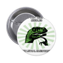 Philosoraptor Lethal Injections Pin