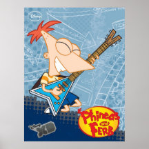 Phineas and Ferb: Phineas on the Guitar Poster