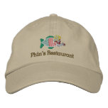 Phin's Embroidered Khaki Hat Embroidered Baseball Caps