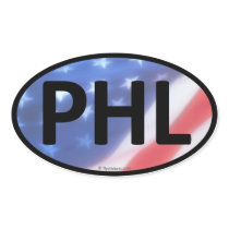 PHL Oval Sticker
