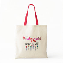 Phlebotomist gifts tote bag