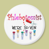 Phlebotomist gifts magnets