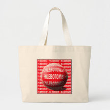 PHLEBOTOMIST SPHERE BLOOD DROP TOTE BAG