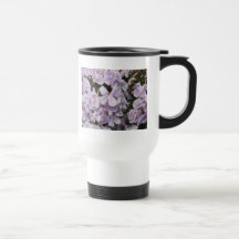 Phlox Flowers Plastic Travel Mug