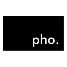 pho. business card template
