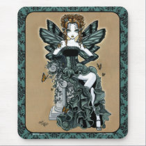 "Phoebe" Gothic Couture Butterfly Fairy Mousepad mousepads