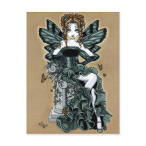 "Phoebe" Gothic Couture Butterfly Fairy Postcard