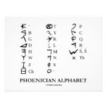 Phoenician Alphabet (Linguistics Cryptography) Personalized Invites