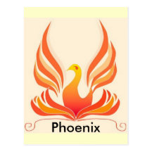 Phoenix bird post cards