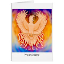 Phoenix Bird Rising Card