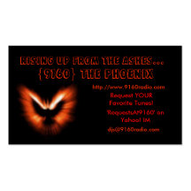 phoenix_blur, {9160} The Phoenix, Rising Up Fro... Business Card Template