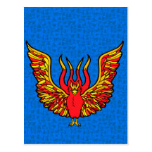 Phoenix - Book of Monsters - Ancient Greece Postcards
