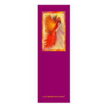 Phoenix bookmark business card template