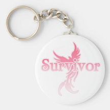 Phoenix Breast Cancer Survivor Keychains