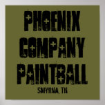 Phoenix Company Paintball posters