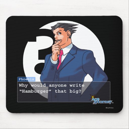 Phoenix - "Hamburger" Mouse Pad