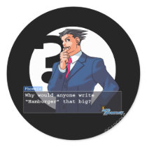 Phoenix - "Hamburger" Round Stickers