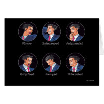 Phoenix Wright Emoticons Card